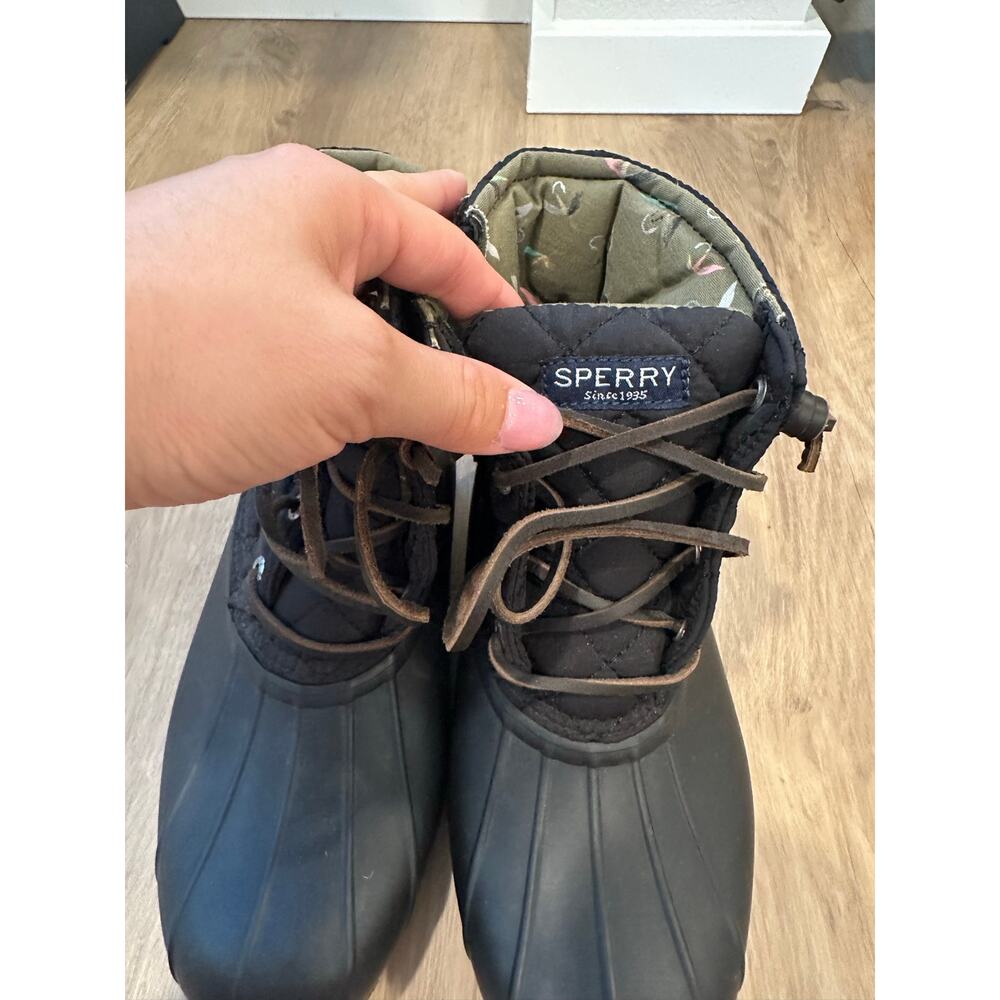 Sperry Topsiders Saltwater Duck Boots Sz 5.5 - Picture 8 of 9